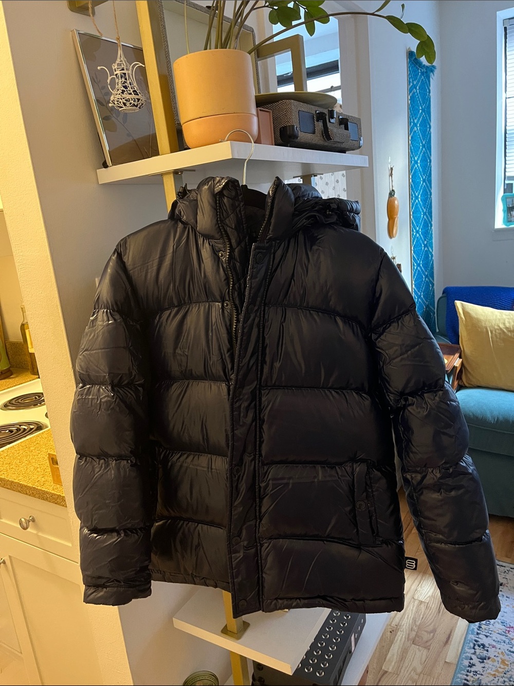 Aritzia Super Puff Jacket with Hood